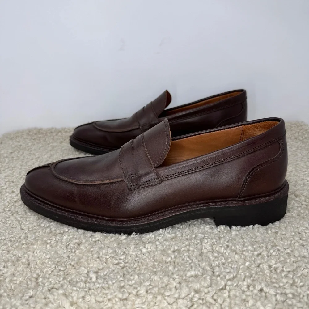 Allen Edmonds Brown Leather Penny Loafers